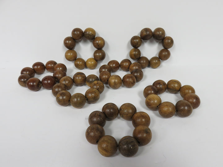 Wooden Bead Napkin Rings