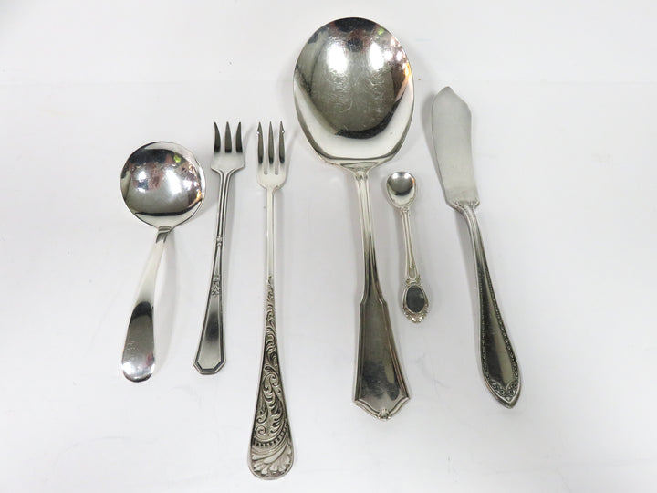 Eclectic Silverplate Hostess Set