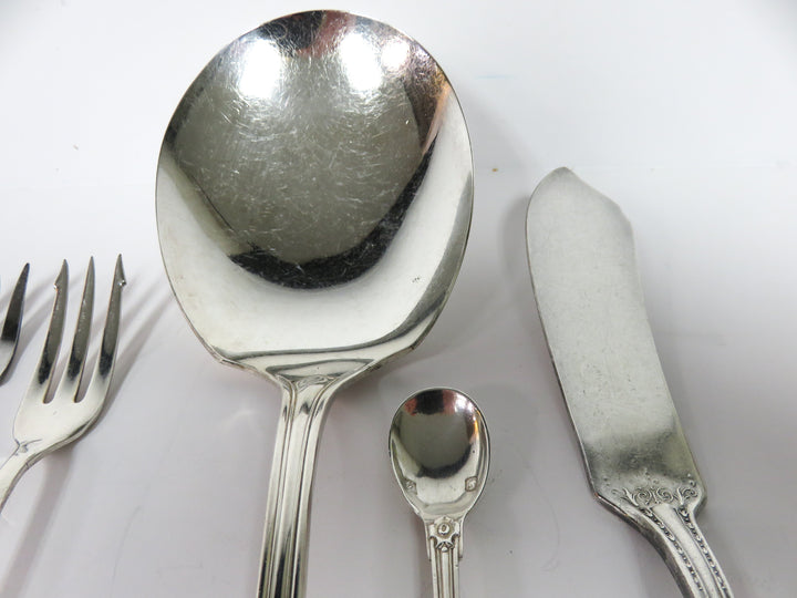 Eclectic Silverplate Hostess Set