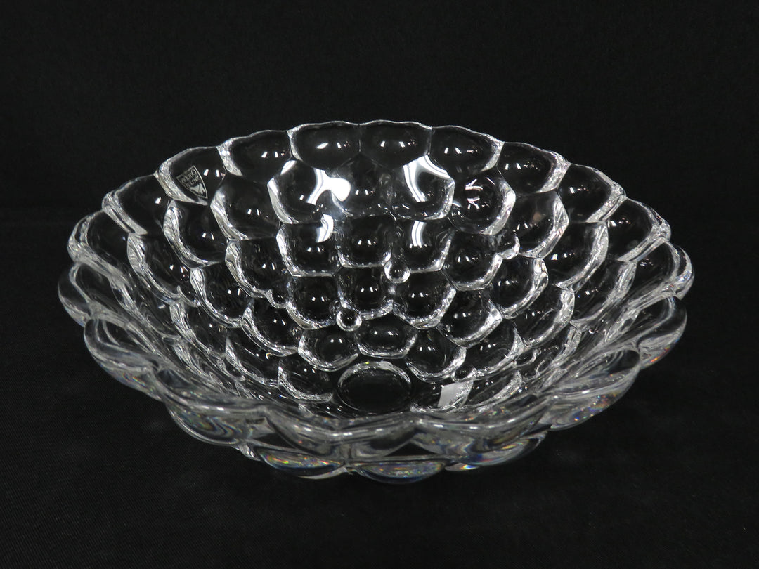 Orrefors Raspberry Bowl