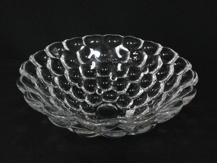 Orrefors Raspberry Bowl