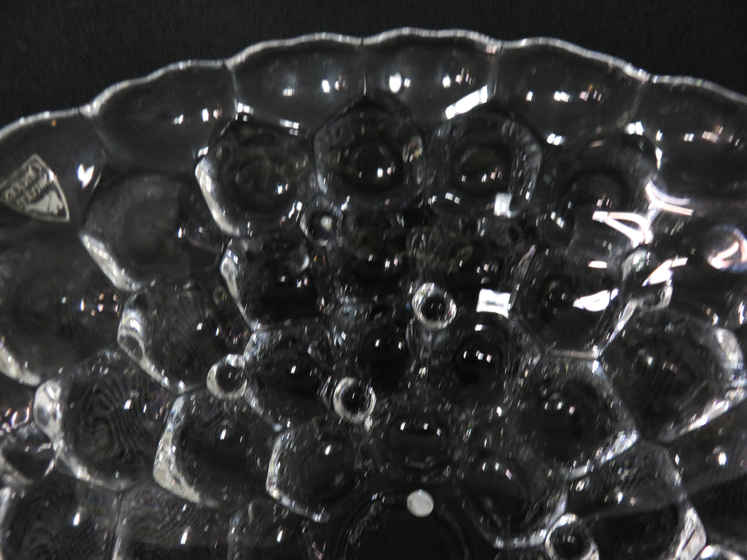 Orrefors Raspberry Bowl