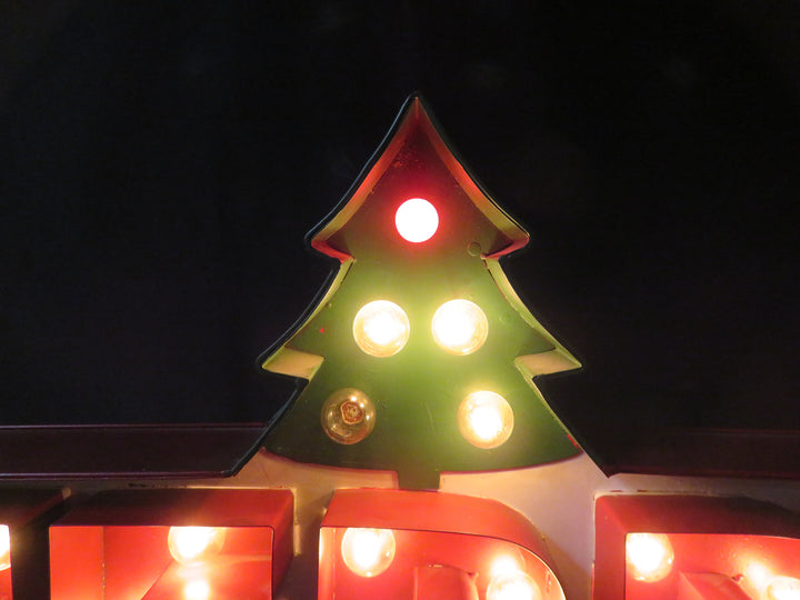 Lighted Christmas Sign