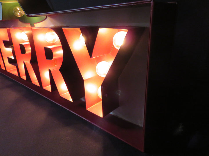 Lighted Christmas Sign