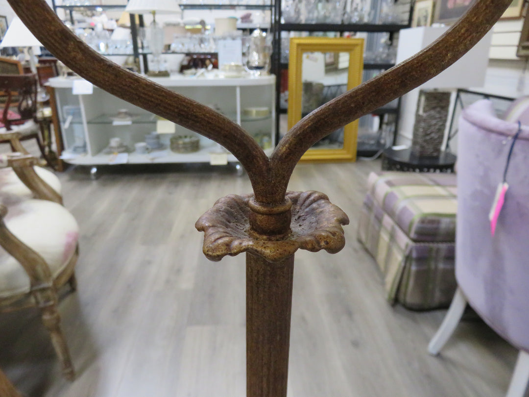 Two-Light Metal Floor Lamp