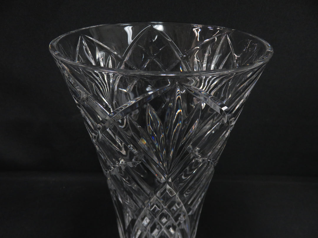 Tall Crystal Vase