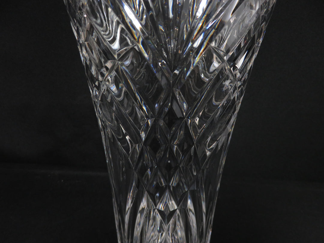 Tall Crystal Vase