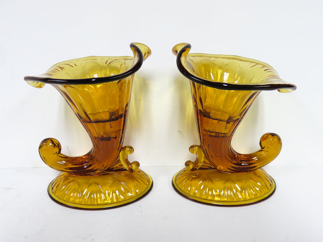 MCM Cornucopia Candleholders