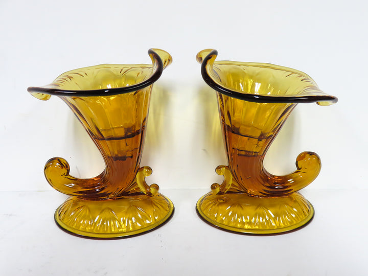 MCM Cornucopia Candleholders