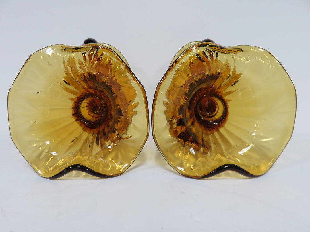 MCM Cornucopia Candleholders