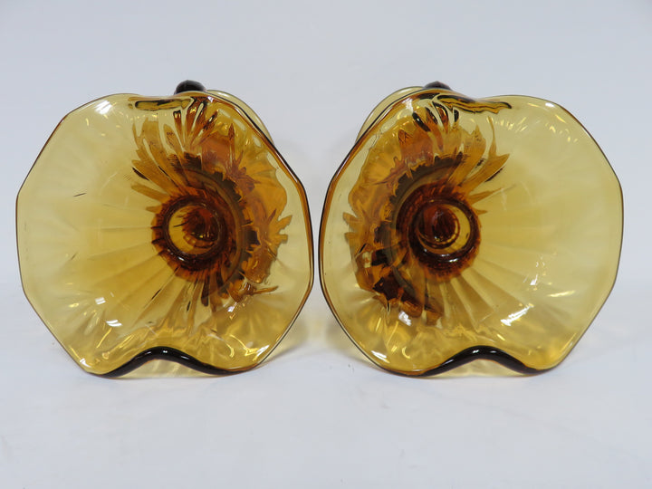 MCM Cornucopia Candleholders