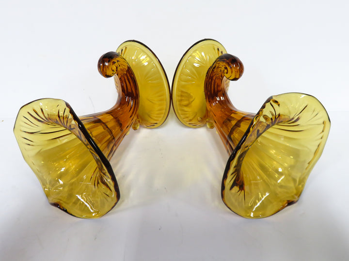 MCM Cornucopia Candleholders
