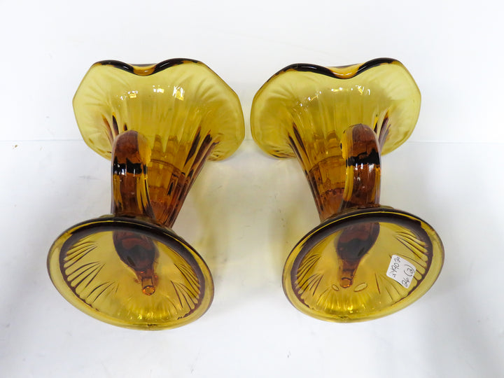 MCM Cornucopia Candleholders