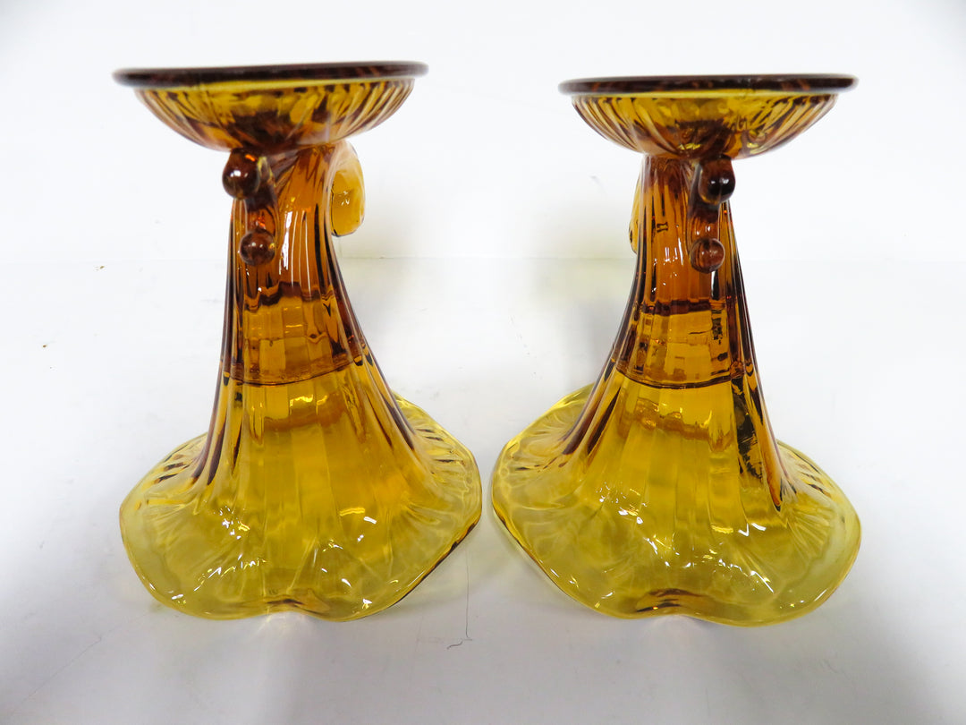 MCM Cornucopia Candleholders