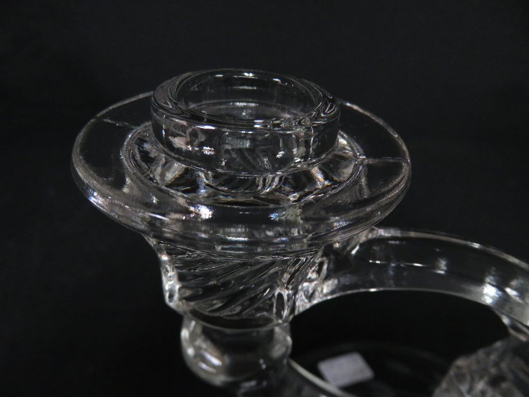 Vintage Glass Candleholder