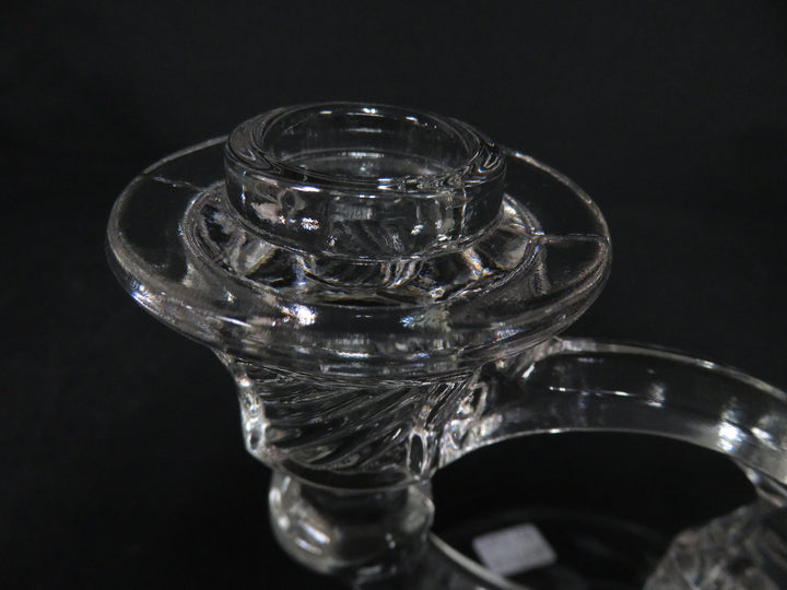 Vintage Glass Candleholder
