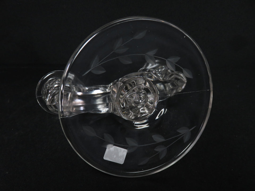 Vintage Glass Candleholder