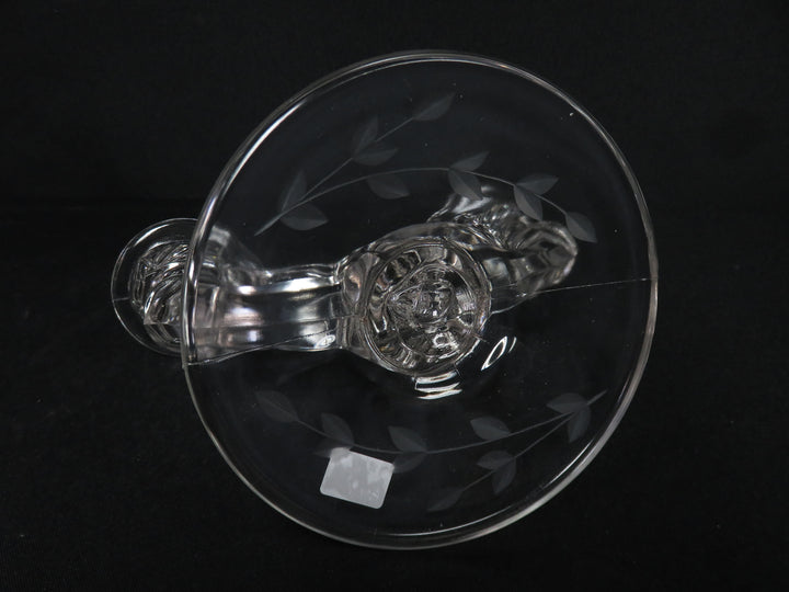 Vintage Glass Candleholder
