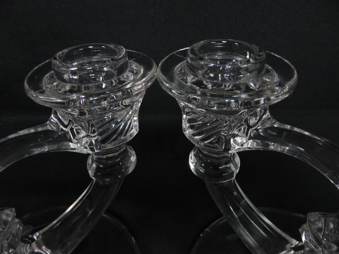 Vintage Glass Candleholder