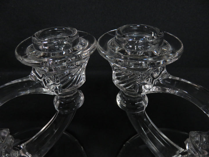 Vintage Glass Candleholder