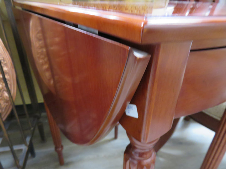 Dark Wood Drop Leaf Table