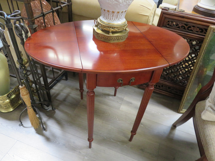 Dark Wood Drop Leaf Table