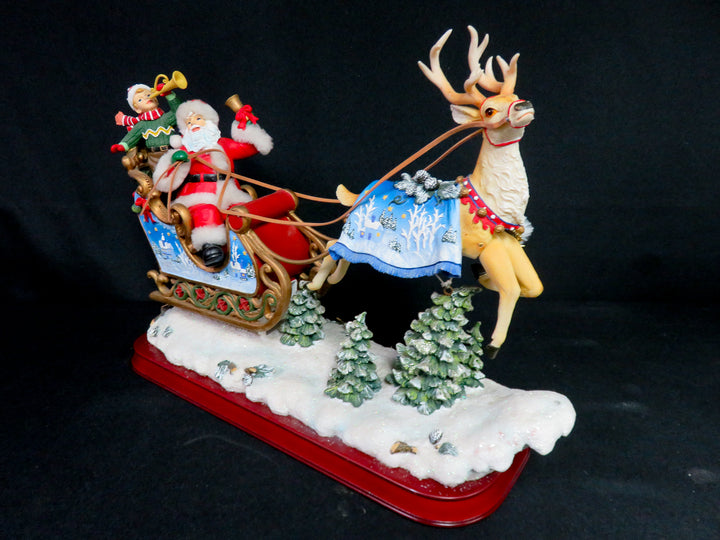 Musical and Animated Santa in Sleigh