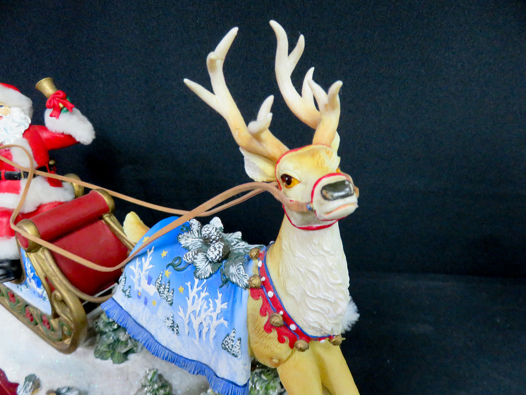 Musical and Animated Santa in Sleigh