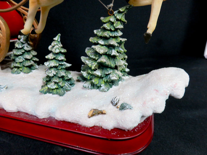 Musical and Animated Santa in Sleigh