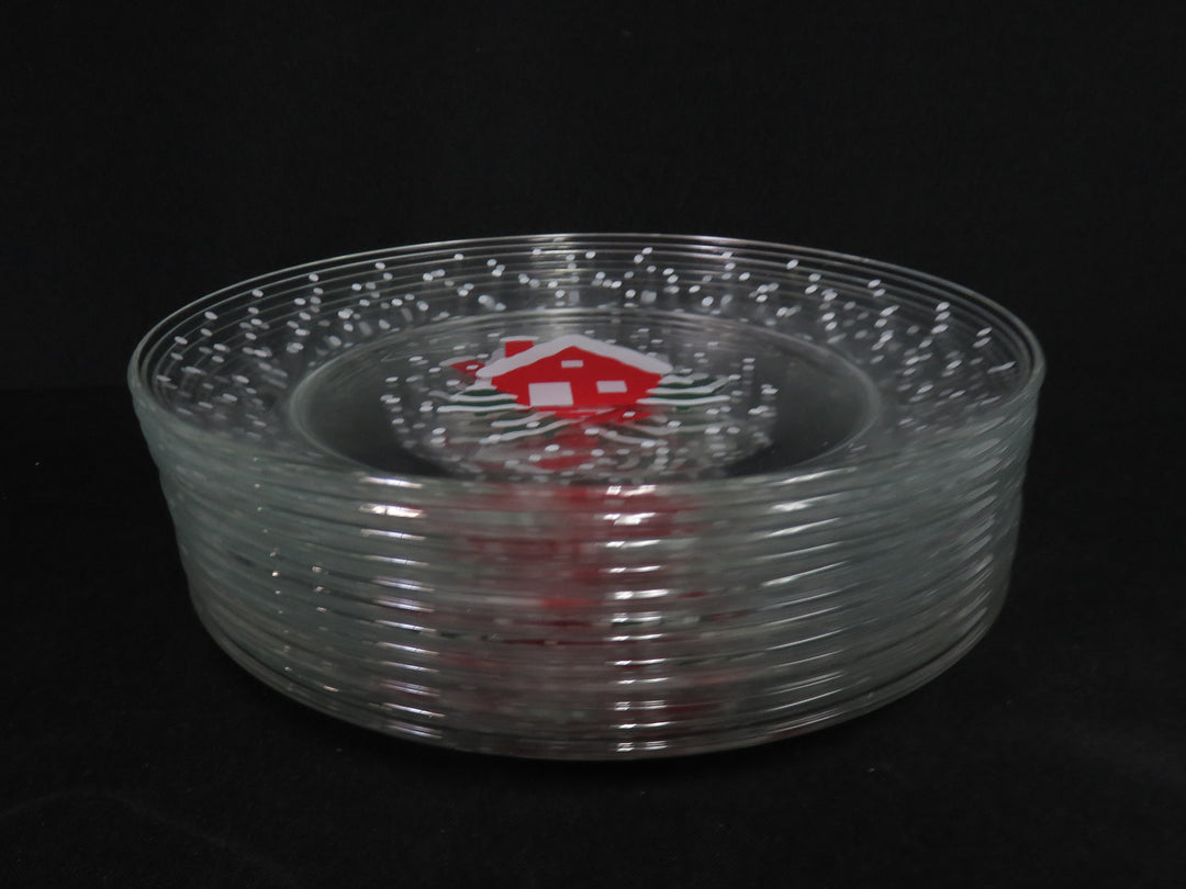 Arcoroc Christmas Plates