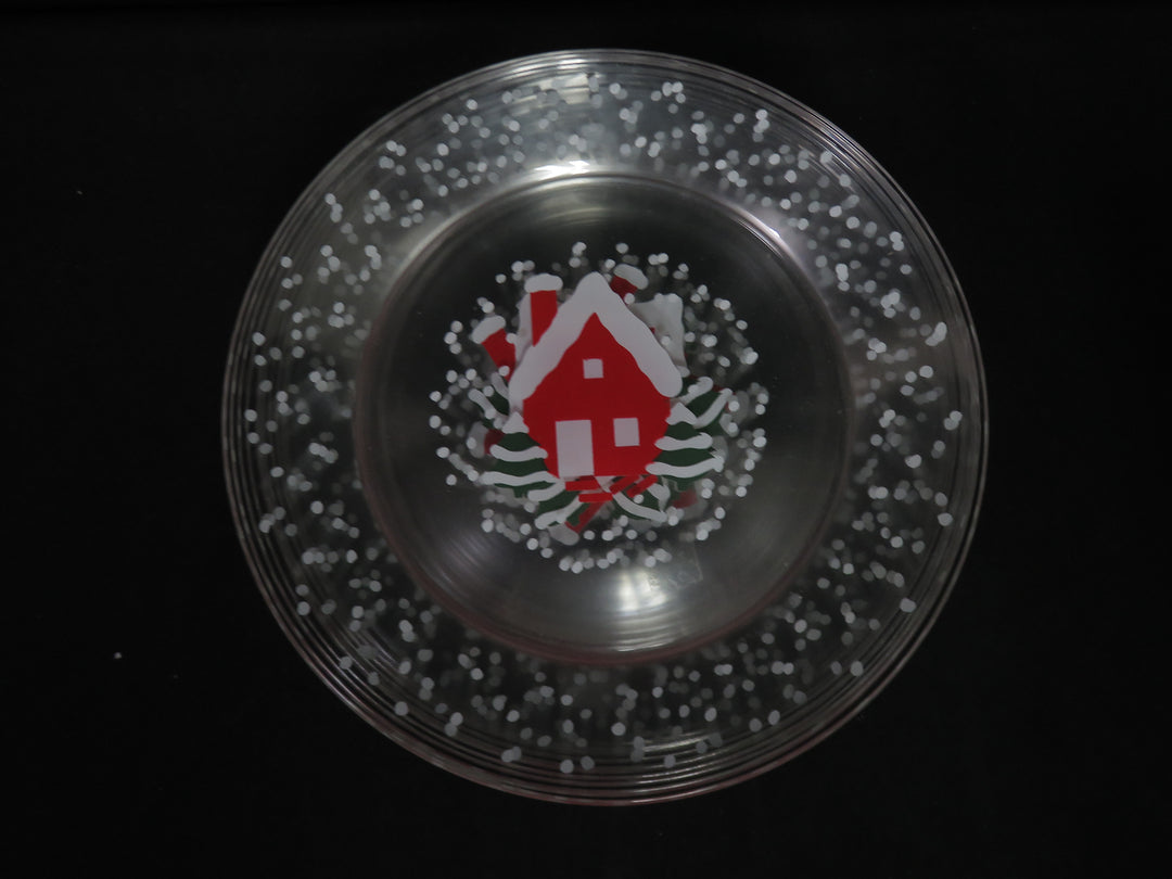 Arcoroc Christmas Plates