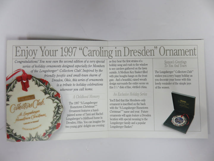 Longaberger Christmas Ornaments