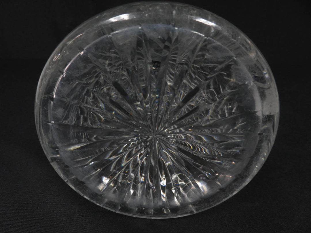 American Brilliant Cut Corset Vase