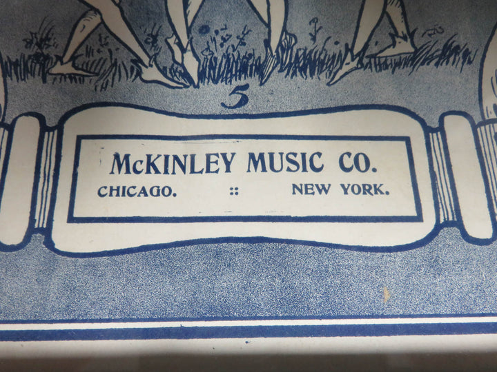 Vintage Framed Sheet Music