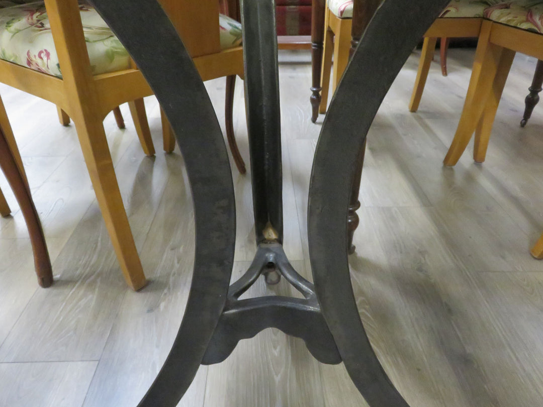 Iron & Glass Side Table