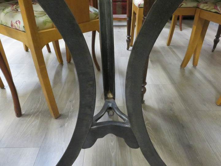Iron & Glass Side Table