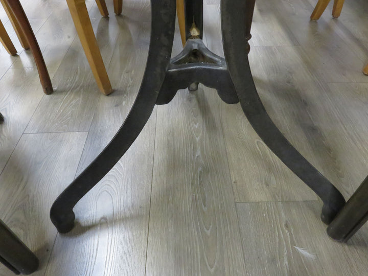 Iron & Glass Side Table