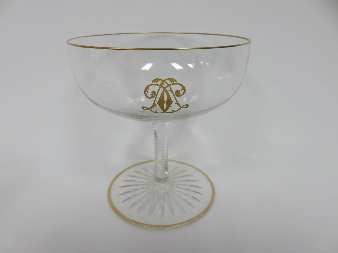 Vintage Champagne Coupes