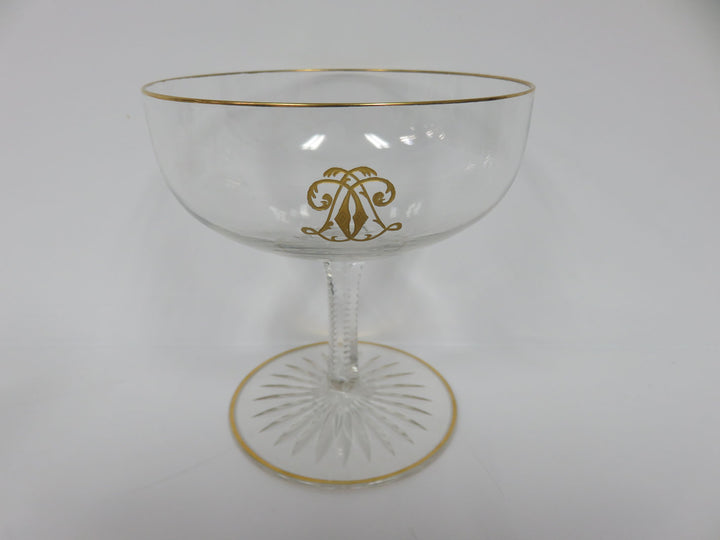 Vintage Champagne Coupes