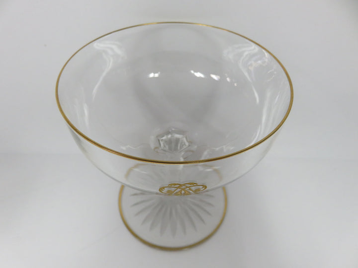Vintage Champagne Coupes