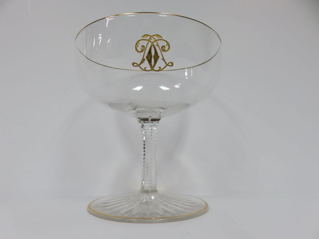 Vintage Champagne Coupes