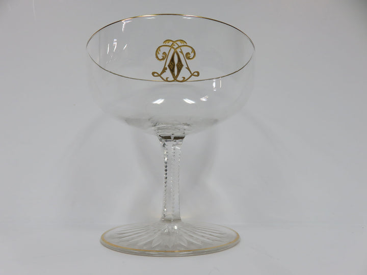 Vintage Champagne Coupes