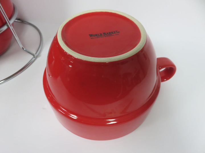 World Market Jumbo Mugs / Bowls