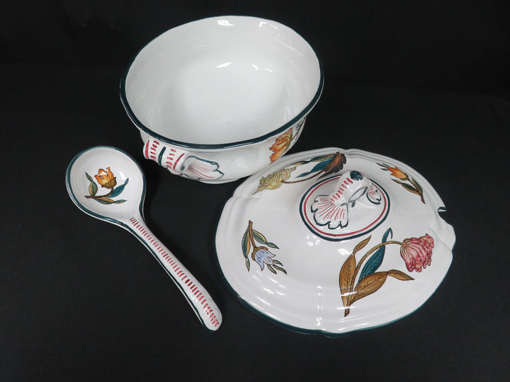 Grazia Deruta Soup Tureen & Ladle
