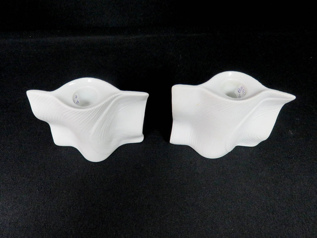 Rosenthal Wave Shape Candleholders