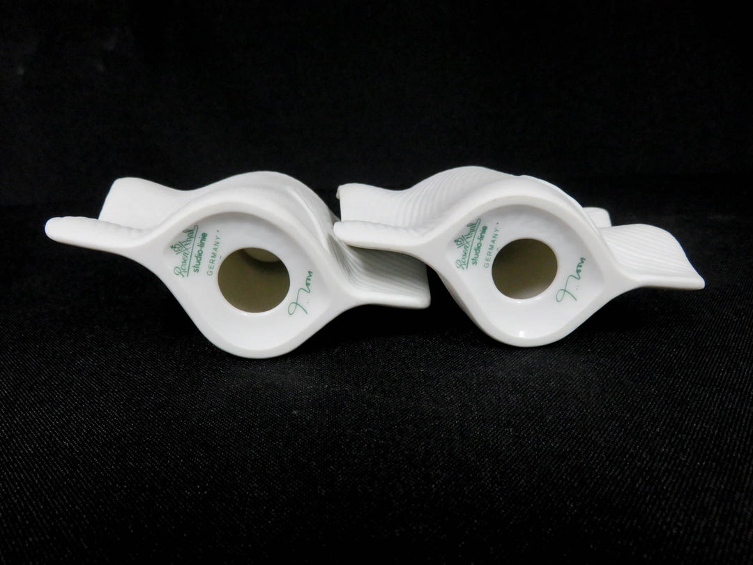 Rosenthal Wave Shape Candleholders
