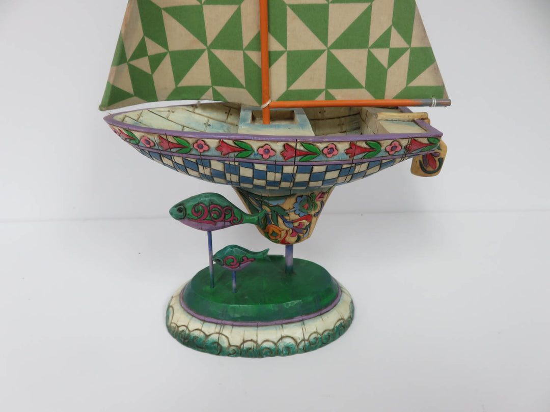 Jim Shore Sailboat Figurine