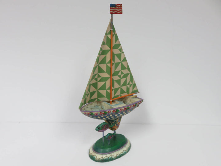 Jim Shore Sailboat Figurine