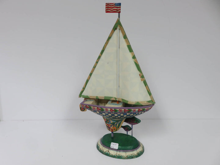 Jim Shore Sailboat Figurine