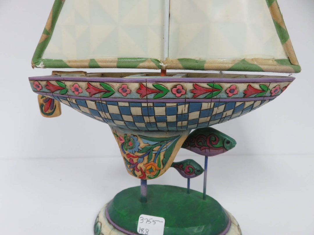 Jim Shore Sailboat Figurine